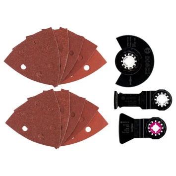 Bosch Universele Set Voor Zagen,schuren En Schaven 5-delig 3 Bosch Universele Set Voor Zagen,schuren En Schaven 5-delig