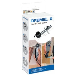 Dremel Lijn- Cirkelgeleider + Spiraalmes