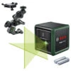 Bosch Kruislijnlaser Quigo Green Incl. Universele Klem MM2 En Adapter Plaat