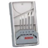 Bosch Prof 5D Tegel/glasboor Set Cyl-9 Ceramisch 2 Bosch Prof 5D Tegel/glasboor Set Cyl-9 Ceramisch -Hulpmiddel Winkel 123 551